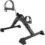 Tunturi Mini Bike Stoelfiets - Hometrainer - Minibike met instelbare weerstand - Fietstrainer magnetisch geremd - Bureaufiets - Zwart
