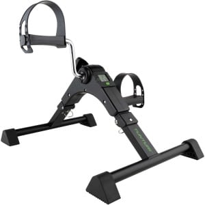 Tunturi Mini Bike Stoelfiets - Hometrainer - Minibike met instelbare weerstand - Fietstrainer magnetisch geremd - Bureaufiets - Zwart