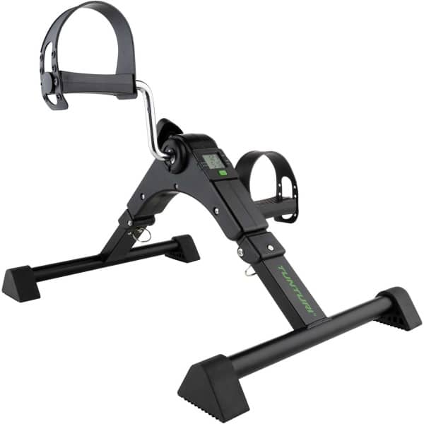 Tunturi Mini Bike Stoelfiets - Hometrainer - Minibike met instelbare weerstand - Fietstrainer magnetisch geremd - Bureaufiets - Zwart