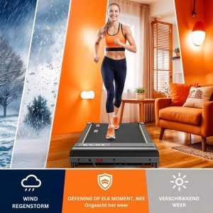 VELTRR® Loopband Inklapbaar - Hometrainer - Crosstrainer Fitness