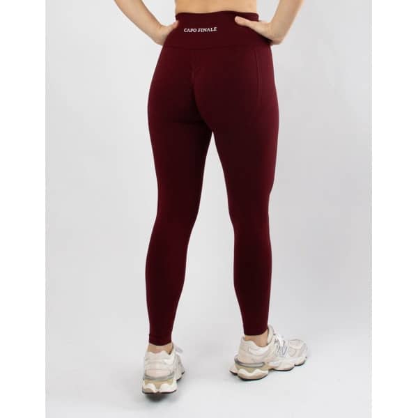 Verity High-Waist Legging | CAPO FINALE - Leggings | L | Kleur Rood | Sportkleding | Activewear | Gymkleding | Fitnesskleding | Sportoutfit | Fitness | Hardlopen | Crossfit | Yoga | Pilates | Krachttraining