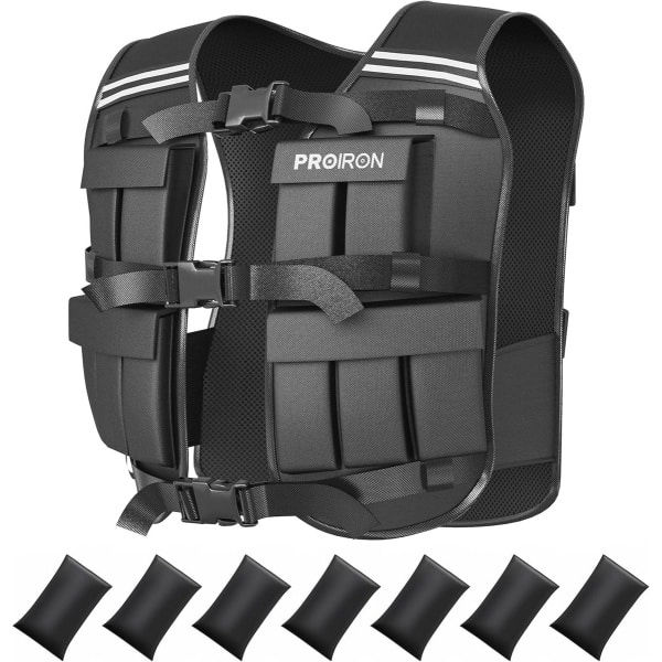 Verstelbaar Gewichtsvest 10kg/20kg voor Hardlopen, Krachttraining en Thuisworkouts