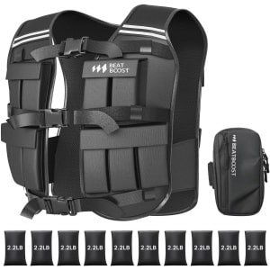 Verstelbaar Gewogen Vest voor Mannen en Vrouwen - 2,2-22 lbs voor Krachttraining en Hardlopen