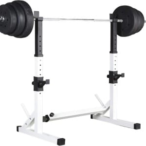 Verstelbaar Halterrek voor Krachttraining - Multifunctioneel Squat Rek voor Thuis