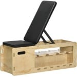 Verstelbare Fitnessbank met Opbergbox en Weerstandsbanden voor Krachttraining