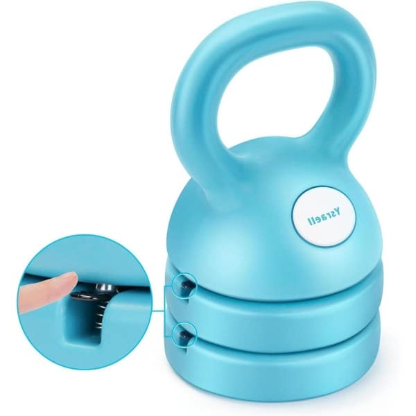 Verstelbare Gewichtsset Kettlebell - 3-in-1 Kettlebells (5 lbs 8 lbs 54 kg voor Kiezen) - Thuis Fitness Workout - Krachttraining Gewichtsverlies - Beste keuze voor beginners en vrouwen verstelbare kettlebell
