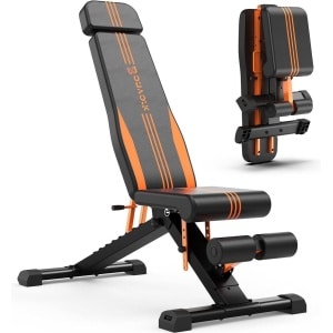 Verstelbare halterbank voor thuisgymnastiek - Opvouwbare Workout Bench Press - 1000LB - Heavy Duty Staal - Krachttraining Bank - Full Body - Opvouwbare Sit Up - Flat Helling Daling fitnessbank