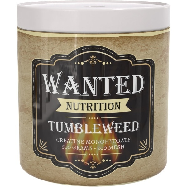 Wanted Nutrition Creatine Monohydraat | 500g | 100 servings | Micronized 200mesh | Nutriworld