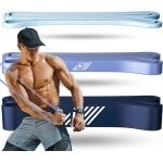 Weerstandsbanden fitness set van 5 - Elastieken voor krachttraining - Pull up bands voor thuis workout