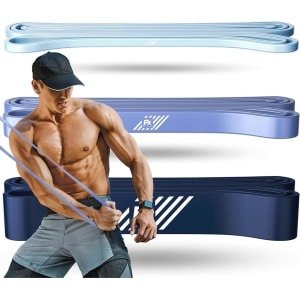 Weerstandsbanden fitness set van 5 - Elastieken voor krachttraining - Pull up bands voor thuis workout