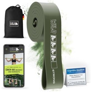 Weerstandsbanden voor Krachttraining en Pull-Ups - Fitnessbandenset met Tas en Trainingsapp