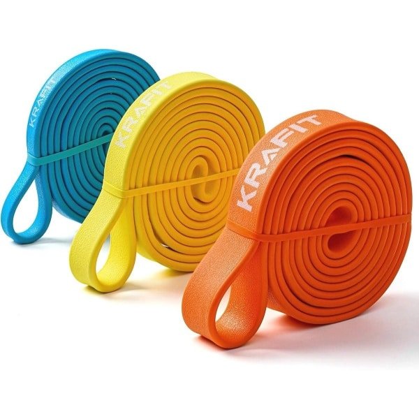 Weerstandsbanden voor Krachttraining en Yoga - Ergonomisch, Antislip en Natuurlijke Rubber