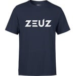 ZEUZ Sport T-Shirt Unisex - Sportkleding Man & Vrouw - Fitnesskleding Heren & Dames - Jongens & Dames Kleding voor Fitness, CrossFit & Gym - Maat M - Marineblauw