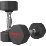 Zeshoekige Halters voor Krachttraining - Duurzaam en Geurloos Design (3-24 kg)