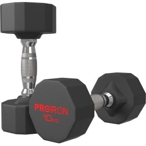 Zeshoekige Halters voor Krachttraining - Duurzaam en Geurloos Design (3-24 kg)