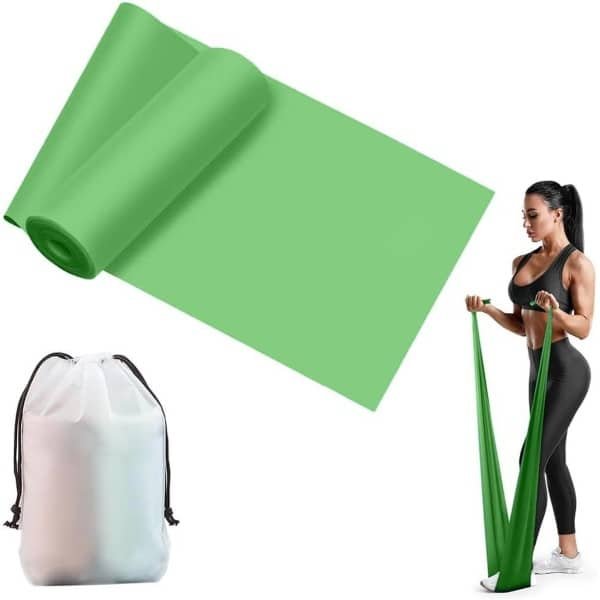 2 m lange fitnessbanden - ideaal voor yoga, pilates en krachttraining - weerstandsbanden met draagtas