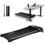 AJ-Sports Walking pad met helling - Loopband - 0-8 km/u - Extra Krachtige 1.0 PK Motor - Hartslagfunctie - Hardloopband - Wandelband - Treadmill -8 Programma's - 99% Voorgemonteerd - De perfecte Loopband voor onder het Bureau - Fitness - Hyrox