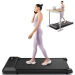 Amolass - Loopband - Wandelband - Voor thuis - Fitness - Elektrisch - 1 t/m 6km/u - Loopoppervlak 90x39cm - Voor onder Bureau