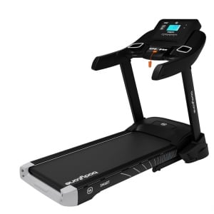 Bodytone Active Run 600 Smart loopband (grijs) - Interactieve trainingen - Inklapbaar - 18 Incline niveaus - 109 programma's - Speakers - MP3 ingang - Transportwielen