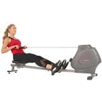 Compacte opvouwbare magnetische roeitrainer met LCD-monitor en flessenhouder