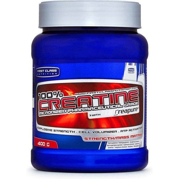 Creatine Micronized (400 gram) - First Class Nutrition - Creatine Monohydraat - Pre-Workout - Sportvoeding - Creapure