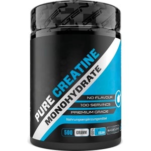 Creatine Poeder - 500 g - Puur Creatine Monohydraat - Optimale oplosbaarheid - Veganistisch - Zonder toevoegingen - Puur Poeder - German Elite Nutrition