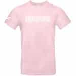 CrossForce Sport T-Shirt Unisex - CrossFit & Fitness - Sportkleding Unisex - Fitnesskleding - Gymkleding - Sportwear - Roze & Wit - MAAT M