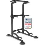 DH FitLife Power Tower Dip Station | optrekstang vrijstaand | dip barren rugtrainer | krachtstation krachttoren | fitnessstation | power rack voor thuis gym | krachttraining voor thuis