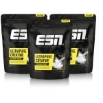 ESN Ultrapure Creatine Poeder, 3 x 500 g Voordeelverpakking - Puur Creatine Monohydraat, Premium Kwaliteit, Veganistisch