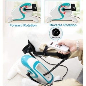 Elektrische Pedaaltrainer Voor Revalidatie - Compacte Hometrainer Voor Gehandicapten En Ouderen