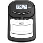Elektronische handdynamometer - 180 kg Gripsterktetrainer - Oplaadbare elektronische handdynamometer - Digitale gripsterktetester - Verstelbare handgreepdynamometer - Met lcd-scherm - Voor krachttraining - Zwart en wit