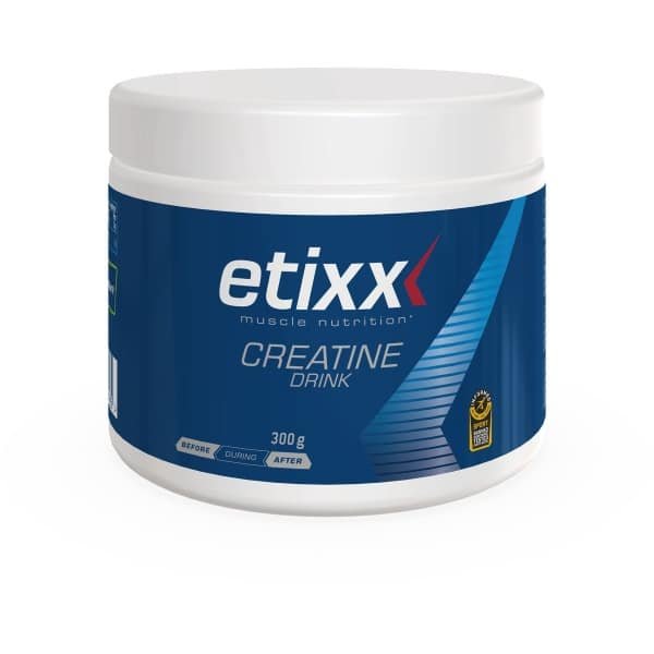 Etixx Creatine - Muscle Nutrition - Supplementen - 300 gram - Voor explosieve krachtinspanningen - Toename spierkracht en -massa - Bij korte, maximale inspanningen - Vegan