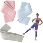Fitness Bands Set met 5 Weerstandsbanden voor Spieropbouw en Fysiotherapie - Ideaal voor Pilates, Yoga en Crossfit