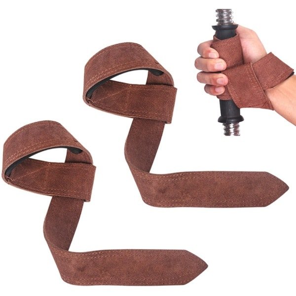 Fitness Riem - Deadliftriemen - Met Polsbandje voor Stabiliteit en Grip - 3 Stuks - Voor Krachttraining Roségoud