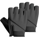 Fitness Training Handschoenen - Handschoenen Anti-Rutsch & Ademend - Vingerloos en Verstelbaar - 1 Paar - Voor Krachttraining Zwart