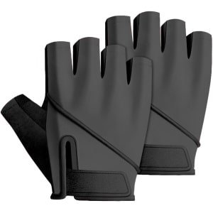 Fitness Training Handschoenen - Handschoenen Anti-Rutsch & Ademend - Vingerloos en Verstelbaar - 1 Paar - Voor Krachttraining Zwart