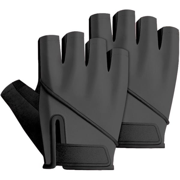 Fitness Training Handschoenen - Handschoenen Anti-Rutsch & Ademend - Vingerloos en Verstelbaar - 1 Paar - Voor Krachttraining Zwart