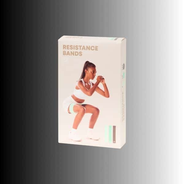 Fitnessbanden | Set van 3 sporttrainingsbanden voor heupen, billen en benen | Trainingsbanden voor Yoga - Pilates - Crossfit | Mannen & Vrouwen | Unisex | Weerstandsbanden Set | Body Shape Band