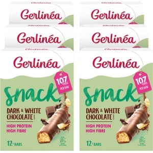 Gerlinéa - Eiwitreep - Pure & Witte Chocolade - 12 x 31 g