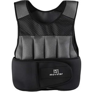 Gewogen vest voor training en cardio, verstelbaar en ideaal voor hardlopen en gewichtheffen