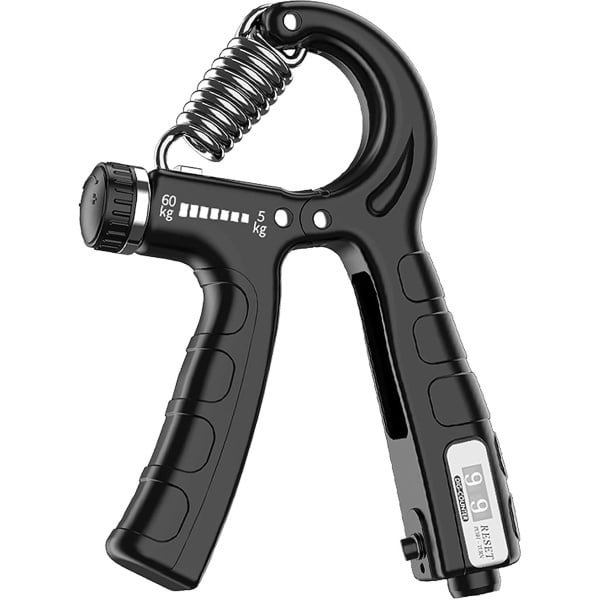 Hand trainer - grip trainer met telling - verstelbare vinger trainer voor hand- en onderarmspieren - krachttraining voor atleten en muzikanten