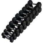 Hexa Dumbbell Voordeelset 1KG t/m 10KG - Complete Set van 10 Paar Dumbbells - Zeshoekige Dumbells van Hoge Kwaliteit - Gewichten voor CrossFit en Krachttraining - Hexagon Dumbbells