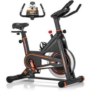 Hometrainer met Magnetische Weerstand en LCD-Monitor - Fitnessfiets voor Cardiotraining tot 160 kg