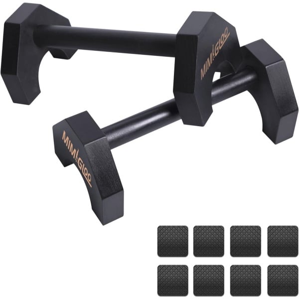 Houten Push-Up Handgrepen en Antislip Parallettes voor Krachttraining