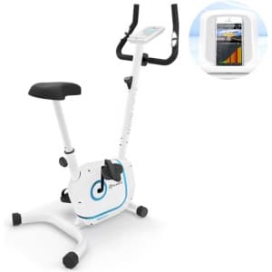 Klarfit Myon Cycle hometrainer - Fitness fiets - 8 standen - Cardio bike met trainingscomputer - Magnetisch remsysteem - 12kg vliegwielmassa - SmartCardio Studio met tablethouder en Kinomap-app