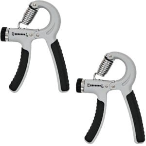 Krachttrainer Hand Grip 2 Pack - Onderarm, Vinger, Pols Gripper - Verstelbare Trainingsapparatuur 5-60kg
