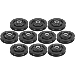 Lager Katrol Wiel 10 stks Nylon Ijzer Fitness Lager Katrol Home Gym Bijlagen Oefening Krachttraining Accessoire (75mm/90mm)(90mm)