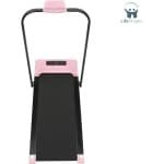 LifeStages - Loopband Inklapbaar - 2-In-1 Inklapbare Loopband - Elektrisch Met Afstandsbediening - Led-Display - Voor Onder Het Bureau Thuis - Kleine Inklapbare Loophulp Met Armleuningen - 3,0 Pk - Roze