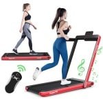 Loopband Inklapbaar - 1-12km/u - Walking Pad - Loopbanden - Elektrisch - Wandelband - Fitness - Gymstick - Electrisch - Home - Trainer - Treadmill - Opvouwbaar - Voor Thuis - Platte - Mini - Bureau
