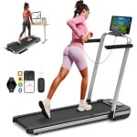 Loopbanden Voor Thuis - Loopband Inklapbaar - Opvouwbare Loopband Voor Thuis - Walking Pad Treadmill - Inklapbare Wandelband - Opvouwbaar En Stil - Vering En Demping - Fitness - Dunne En Lichteloopband Voor Thuis - Geen Montage Vereist